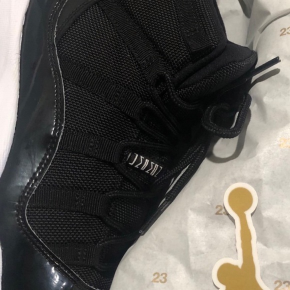 Air Jordan 11 Retro BG Black/Concord White - Picture 8 of 8